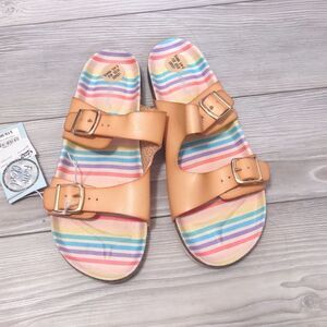 (21-1067)   Cat & Jack Tan Drew Sandals Size 5